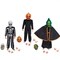 Halloween Season of the Witch 1-6 Scale Pumpkin Skull Witch Figure Set 3 Piece